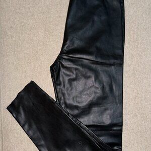 Faux Leather Black Pants - New